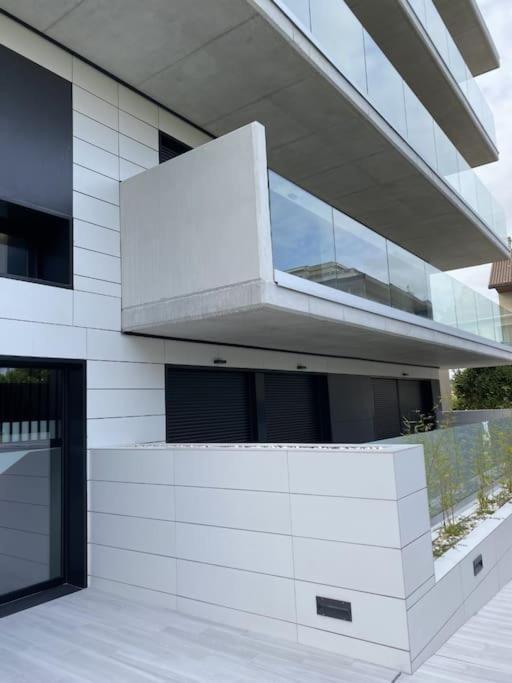 Precioso Apartamento Con Terraza Y Piscina En Portonovo-Sanxenxo Exterior foto